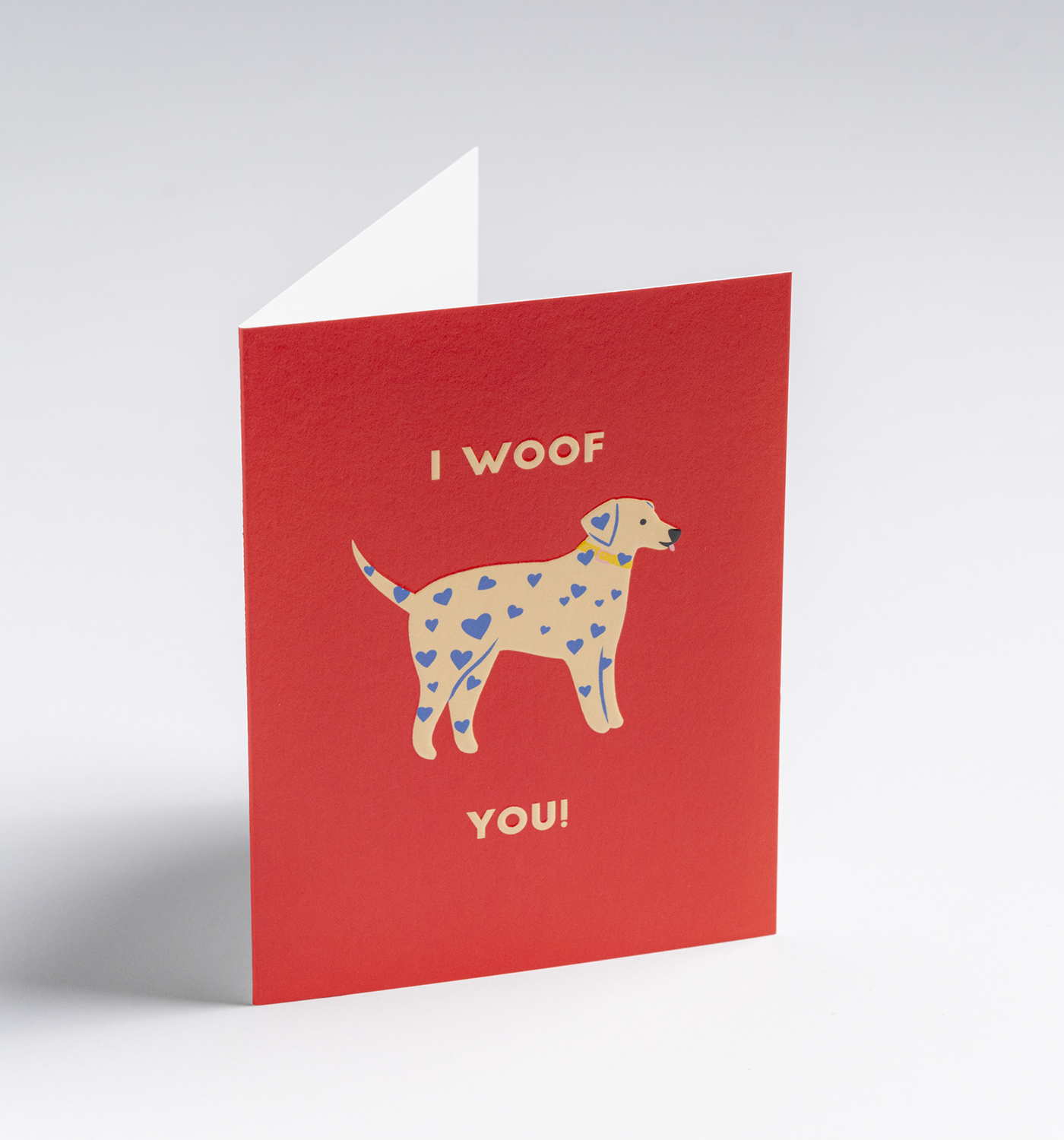 I Woof You Mini Card