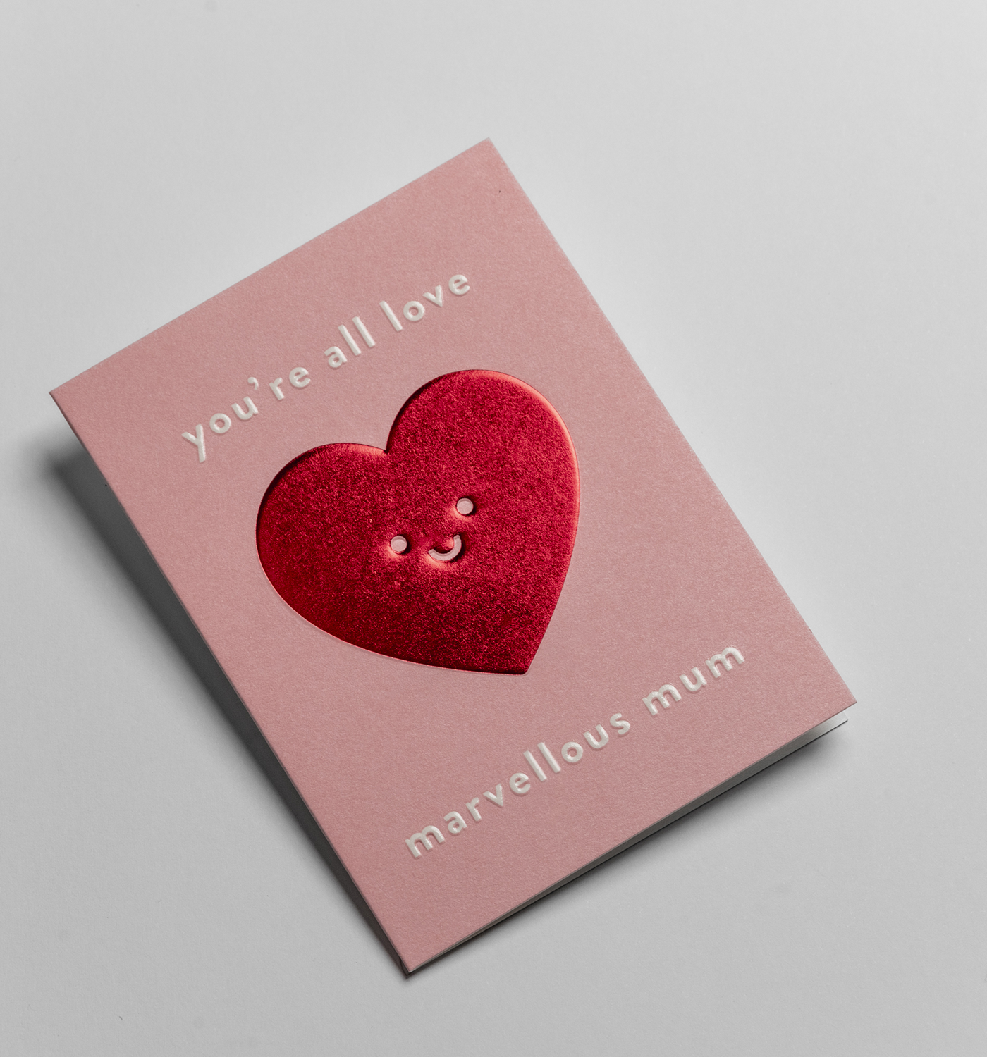 You're All Love Marvellous Mum Mini Card