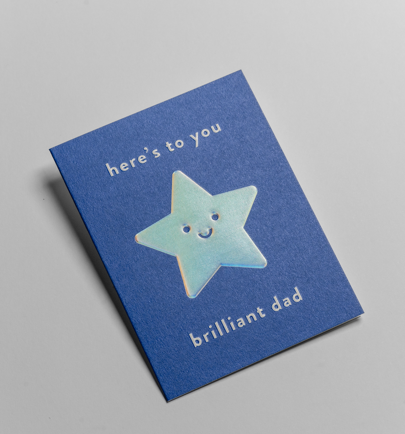 Here's To You Brilliant Dad Mini Card