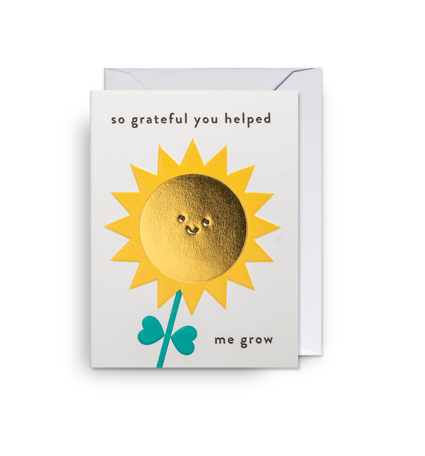 So Grateful You Helped Me Grow Mini Card