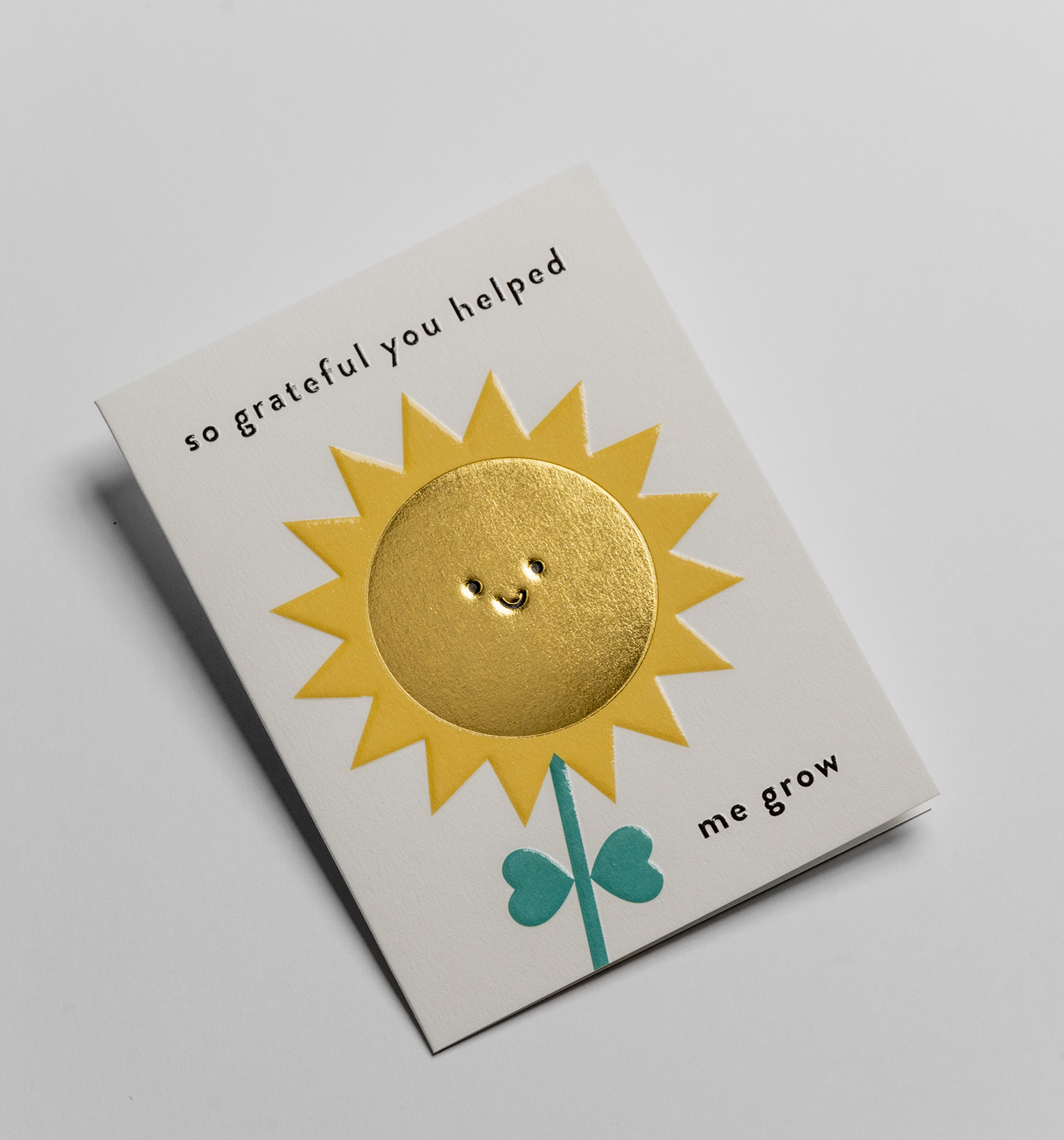 So Grateful You Helped Me Grow Mini Card
