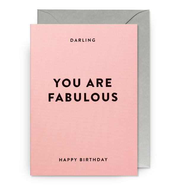 Darling You A Fabulous Happy Birthday