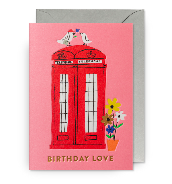 Birthday Love Phone Box