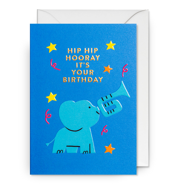 Hip, Hip Hooray! It's Your Birthday Elephant
