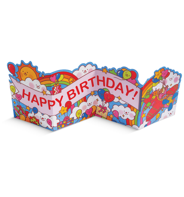 Birthday Plane Concertina Card