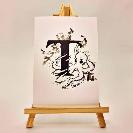 Tangled Letters: 'T'