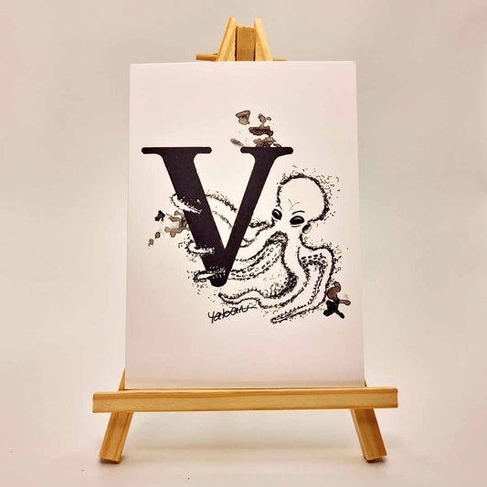 Tangled Letters: 'V'