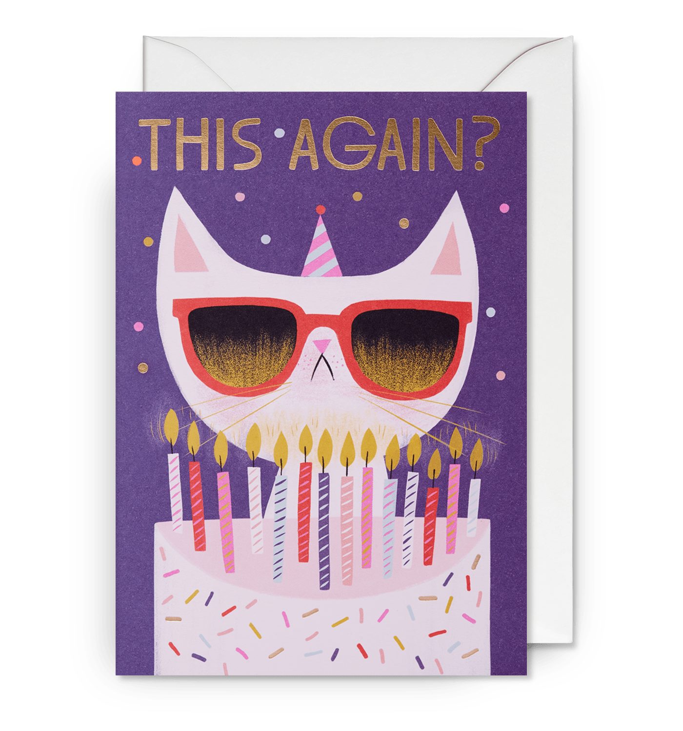 Allison Black - This Again? Cat Greeting Card - UniqueEntity Art