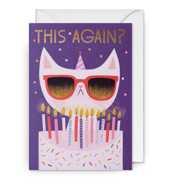 Allison Black - This Again? Cat Greeting Card