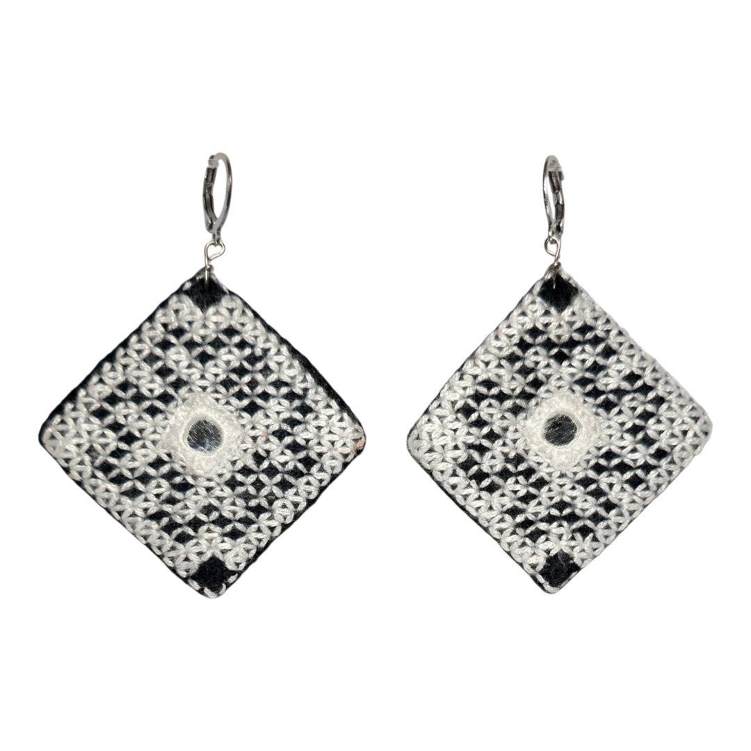 Baluchi Diamond Eye Earrings - UniqueEntity Art