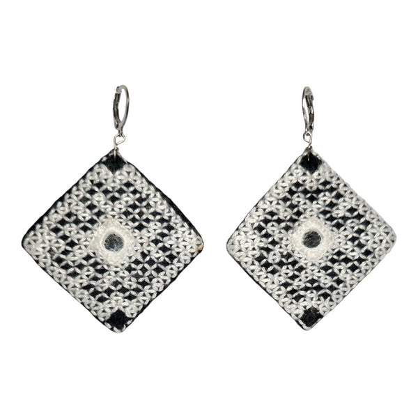 Baluchi Diamond Eye Earrings