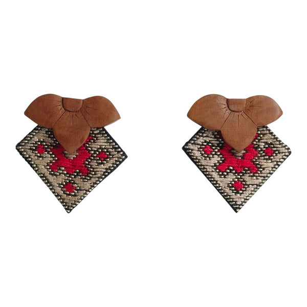 Baluchi Diamond Kilim Earrings