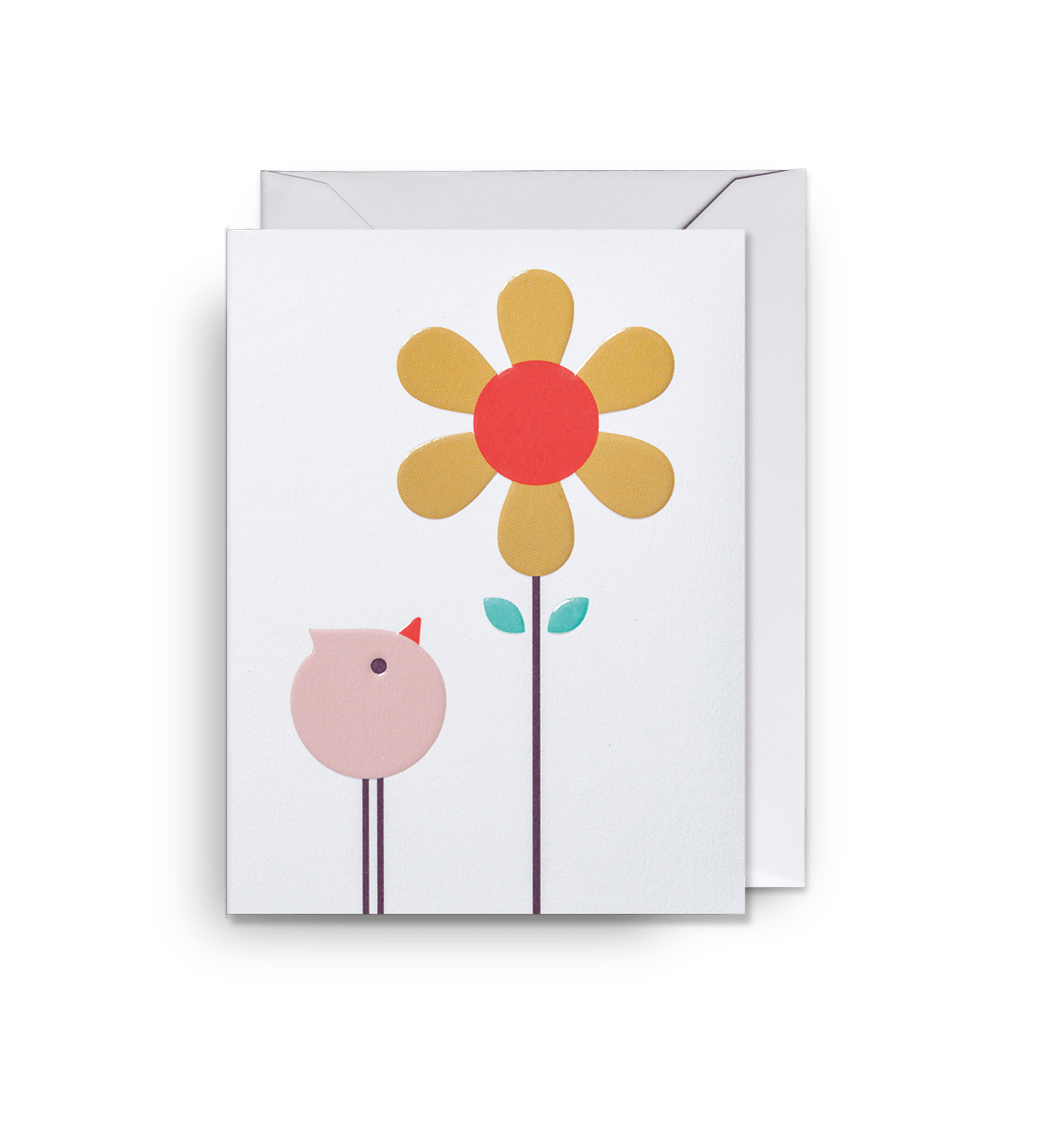 Bird And Flower - UniqueEntity Art