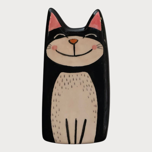 Black Cat Smiling Face - UniqueEntity Art