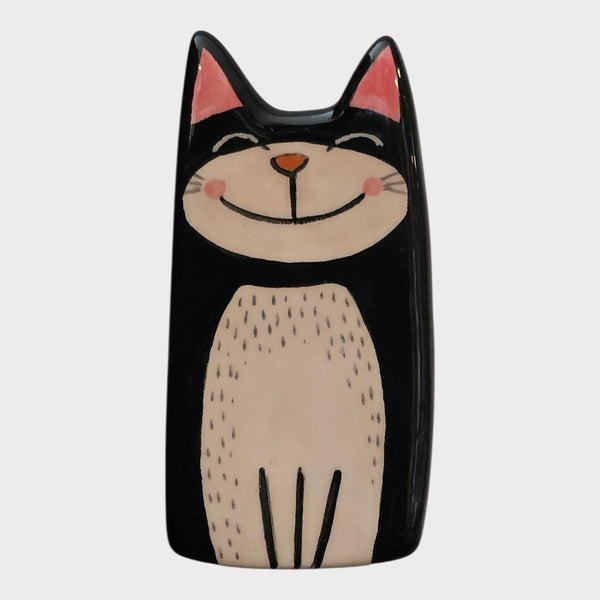 Black Cat Smiling Face