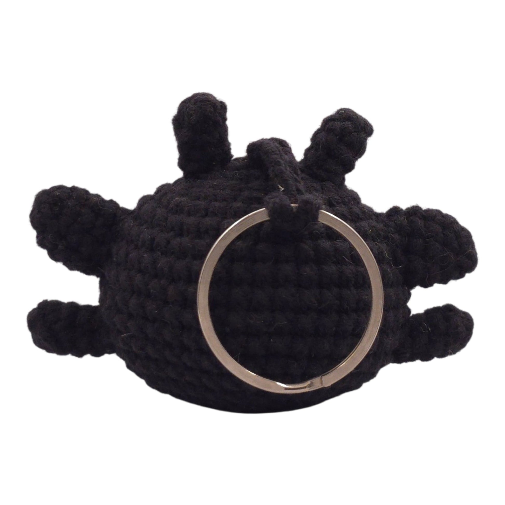 Black Mini Spider Keychain - UniqueEntity Art