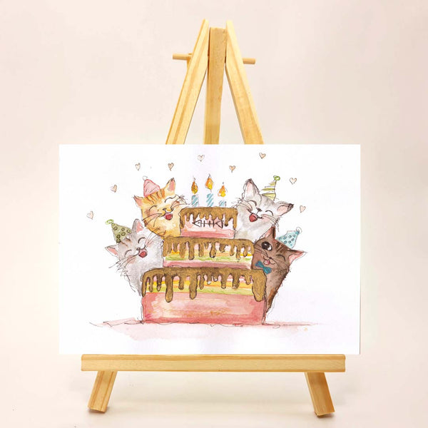 Cat - tastic Birthday - UniqueEntity Art
