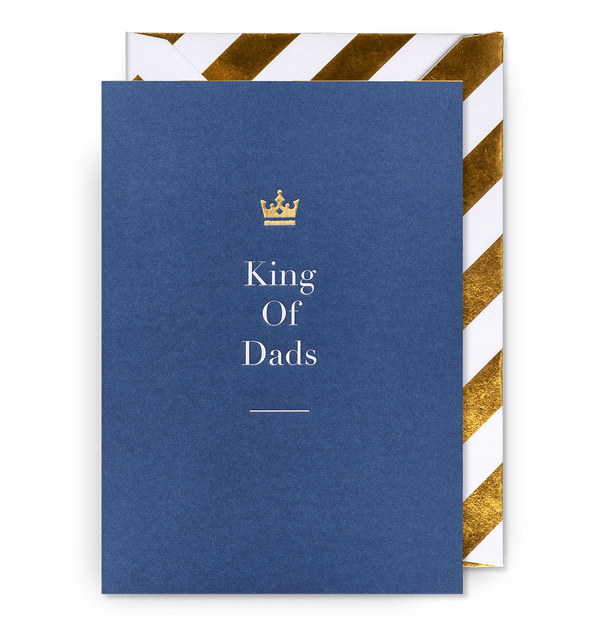 Charm - King of Dads Greeting Card