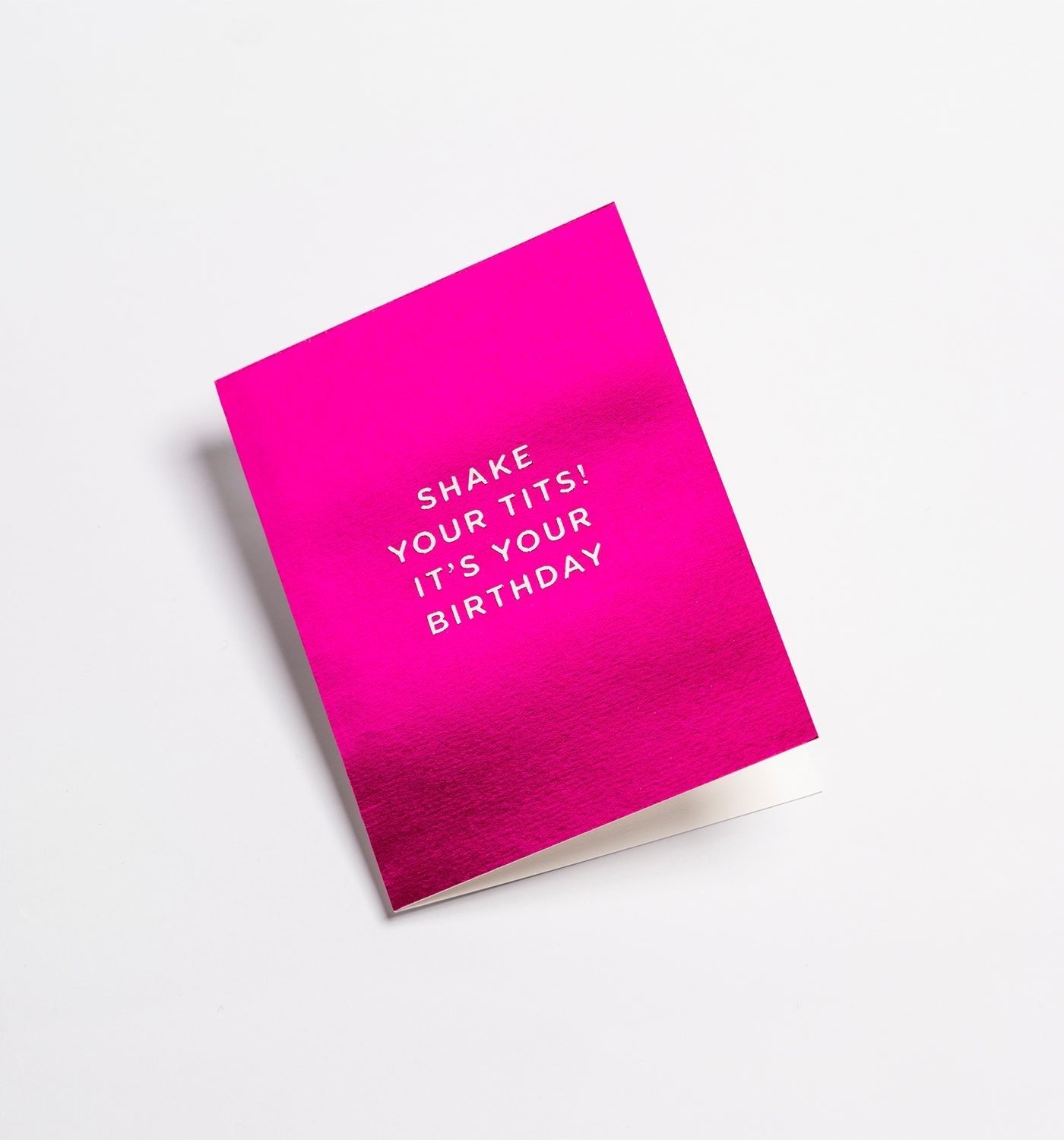 Cherished - Shake your tits! It's your birthday - Mini Card - UniqueEntity Art