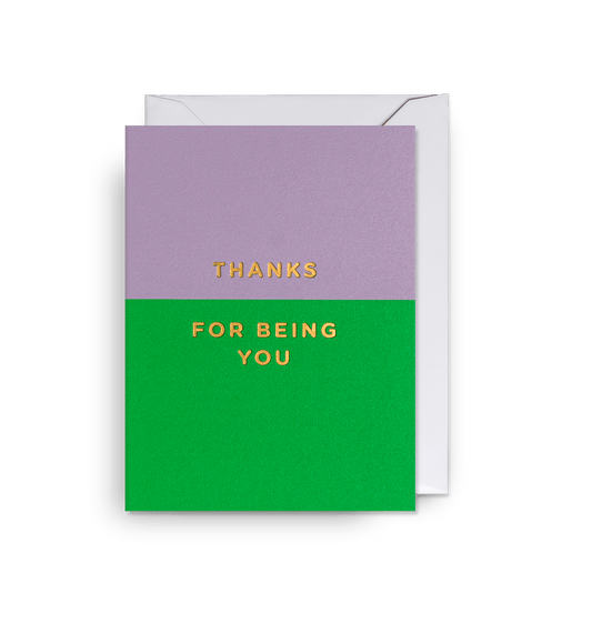 Cherished - Thanks, For Being You - Mini Card - UniqueEntity Art