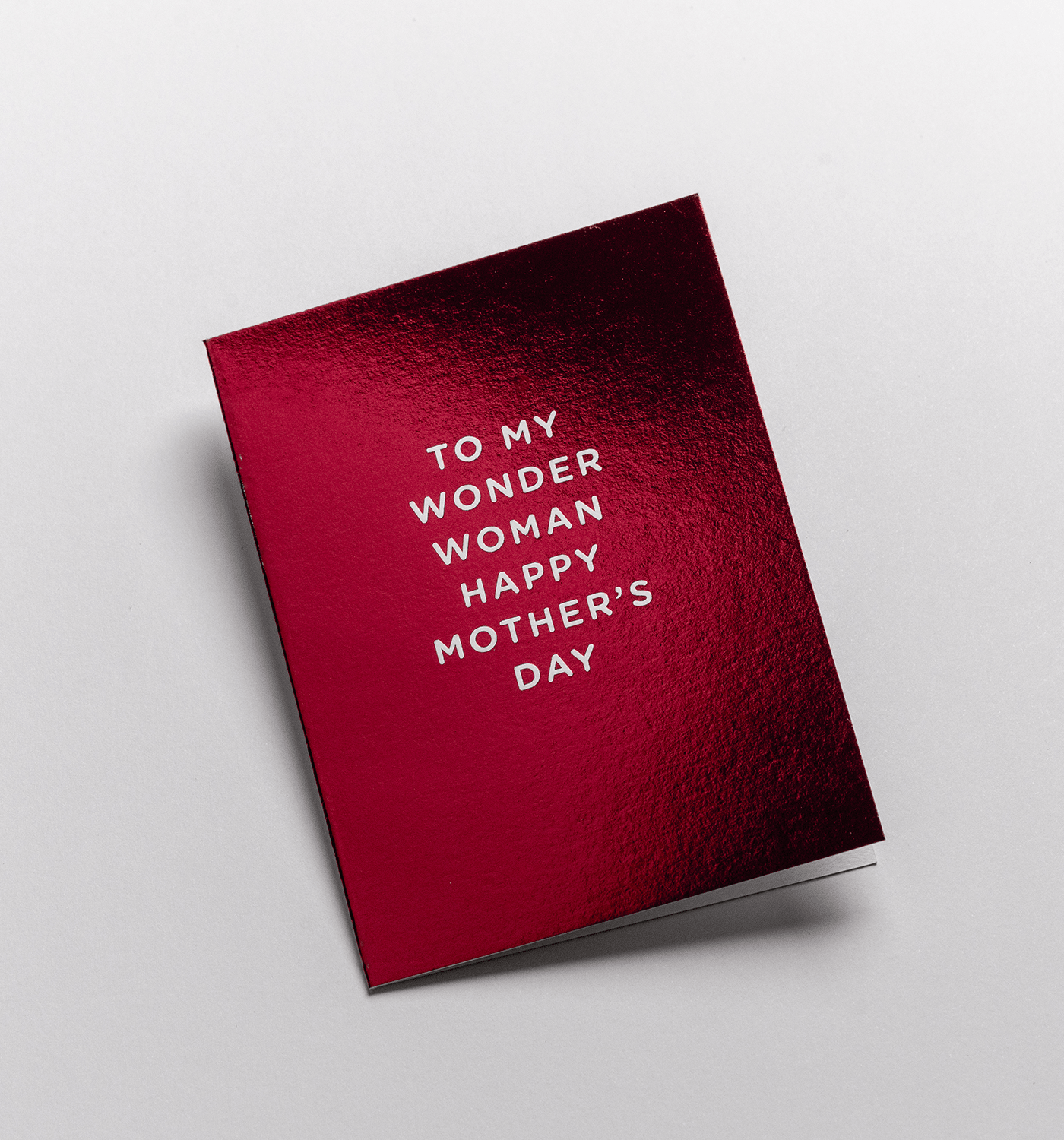 Cherished - To My Wonder Woman Happy Mother's Day - Mini Card - UniqueEntity Art