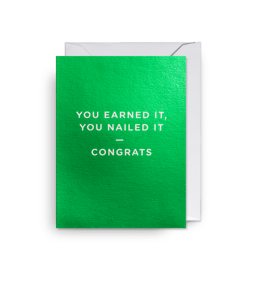 Cherished - You Earned It, You Nailed It — Congrats - Mini Cards - UniqueEntity Art