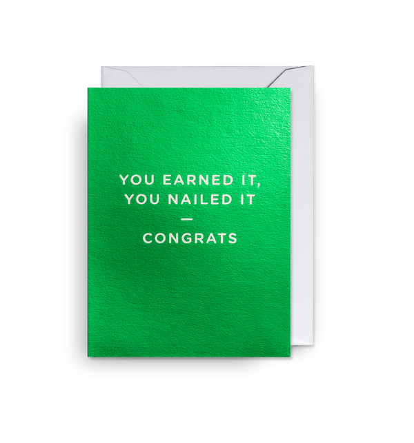 Cherished - You Earned It, You Nailed It — Congrats - Mini Cards