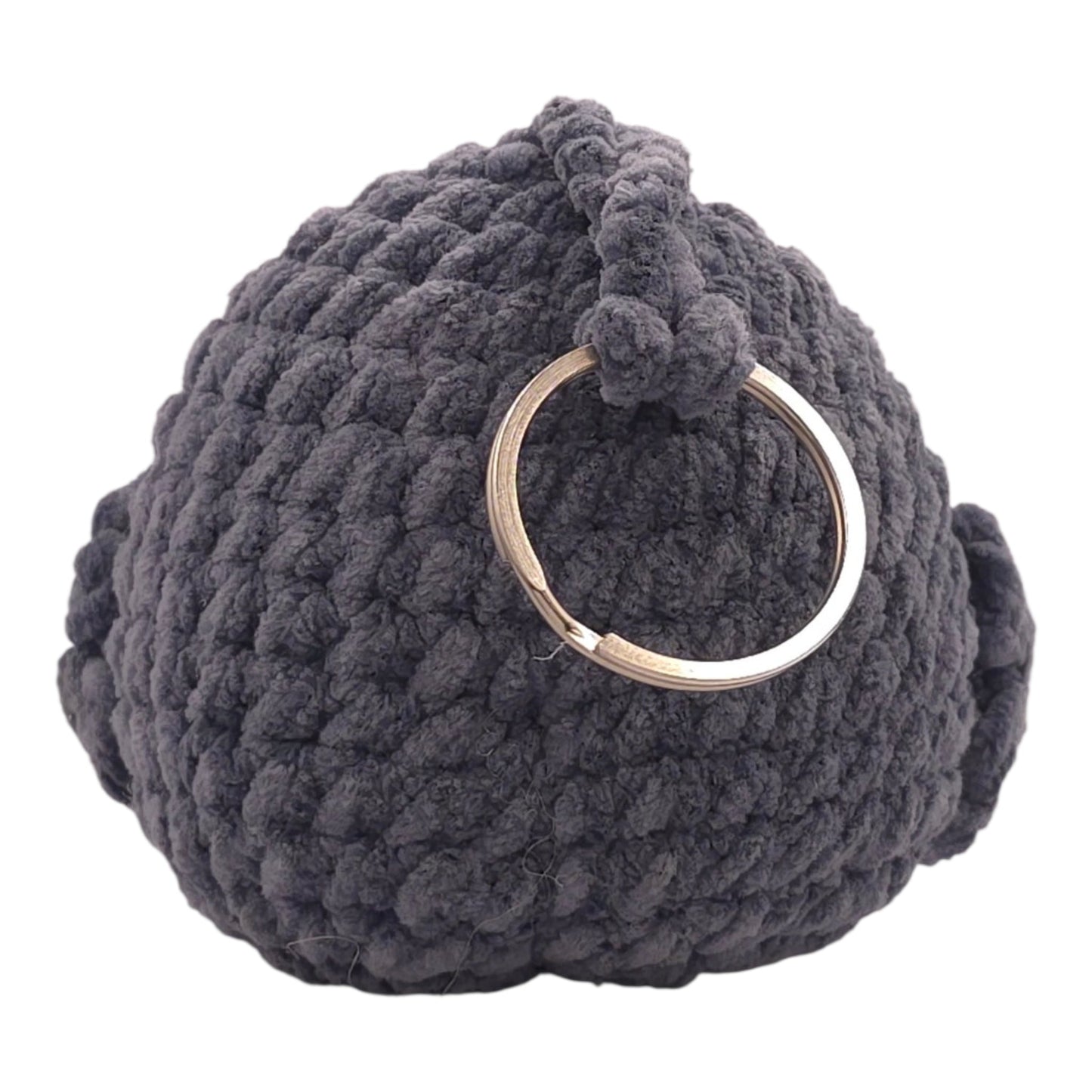 Chubby Grey Pigeon Keychain - UniqueEntity Art