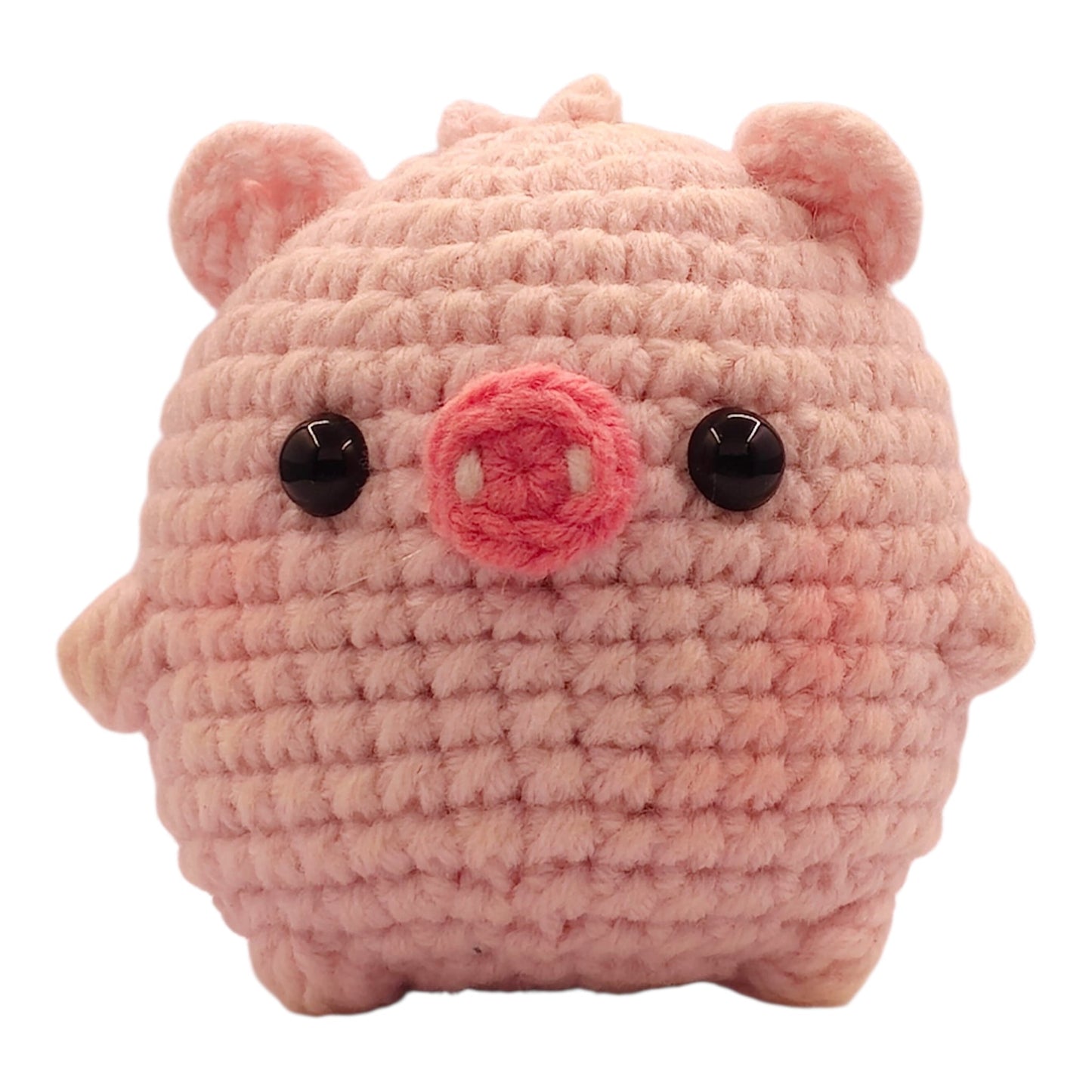 Chubby Pink Pig Keychain - UniqueEntity Art