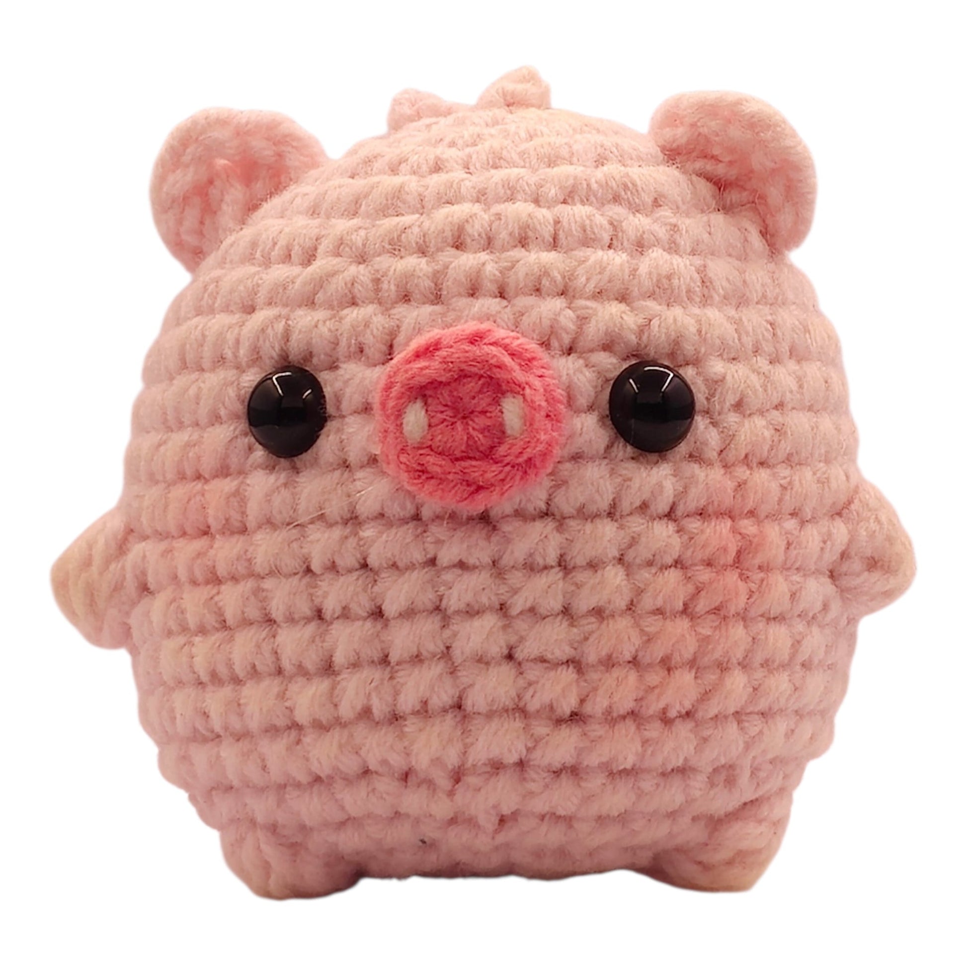 Chubby Pink Pig Keychain - UniqueEntity Art