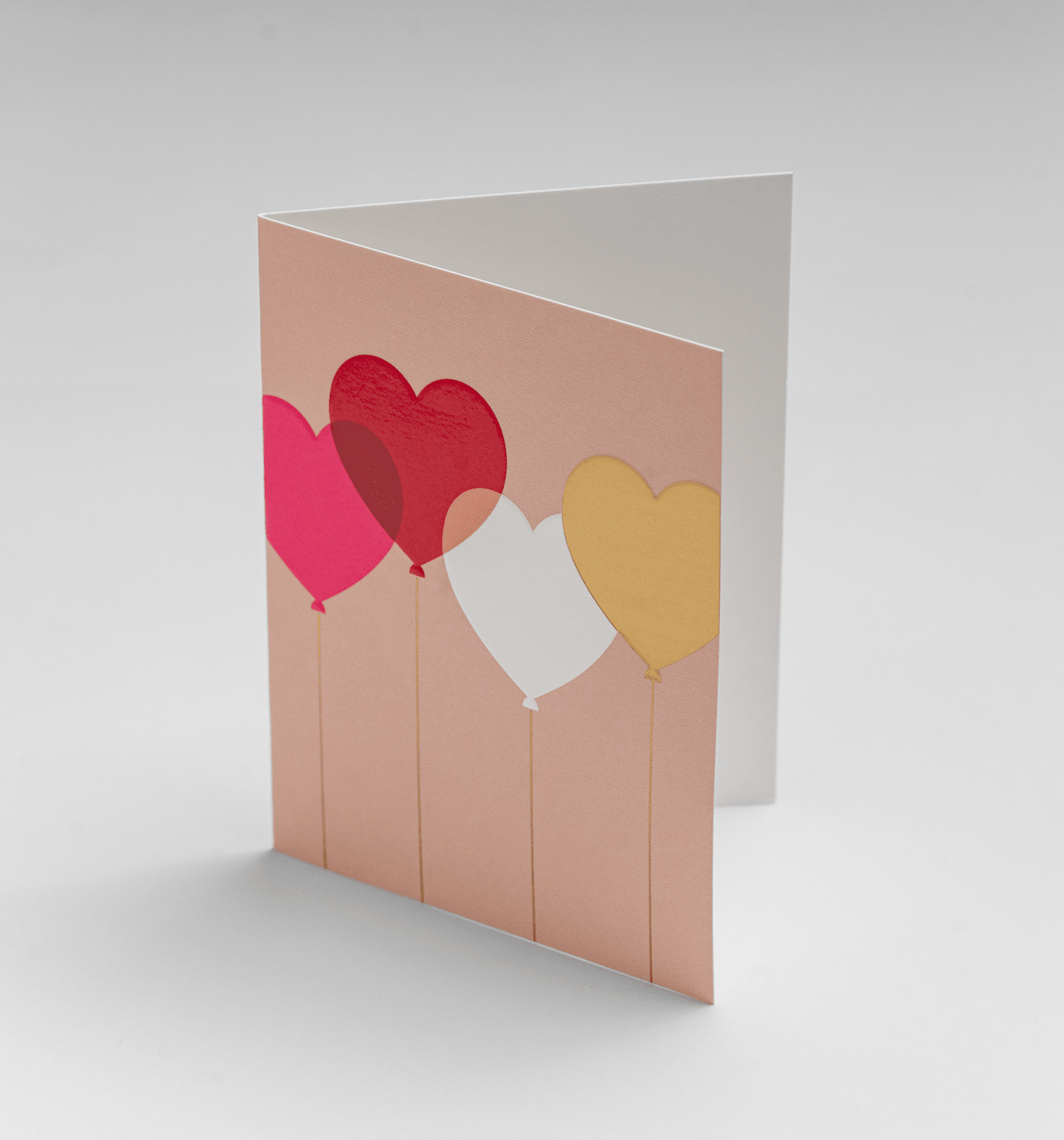 Cozy - Love Heart Balloons - Mini Cards - UniqueEntity Art
