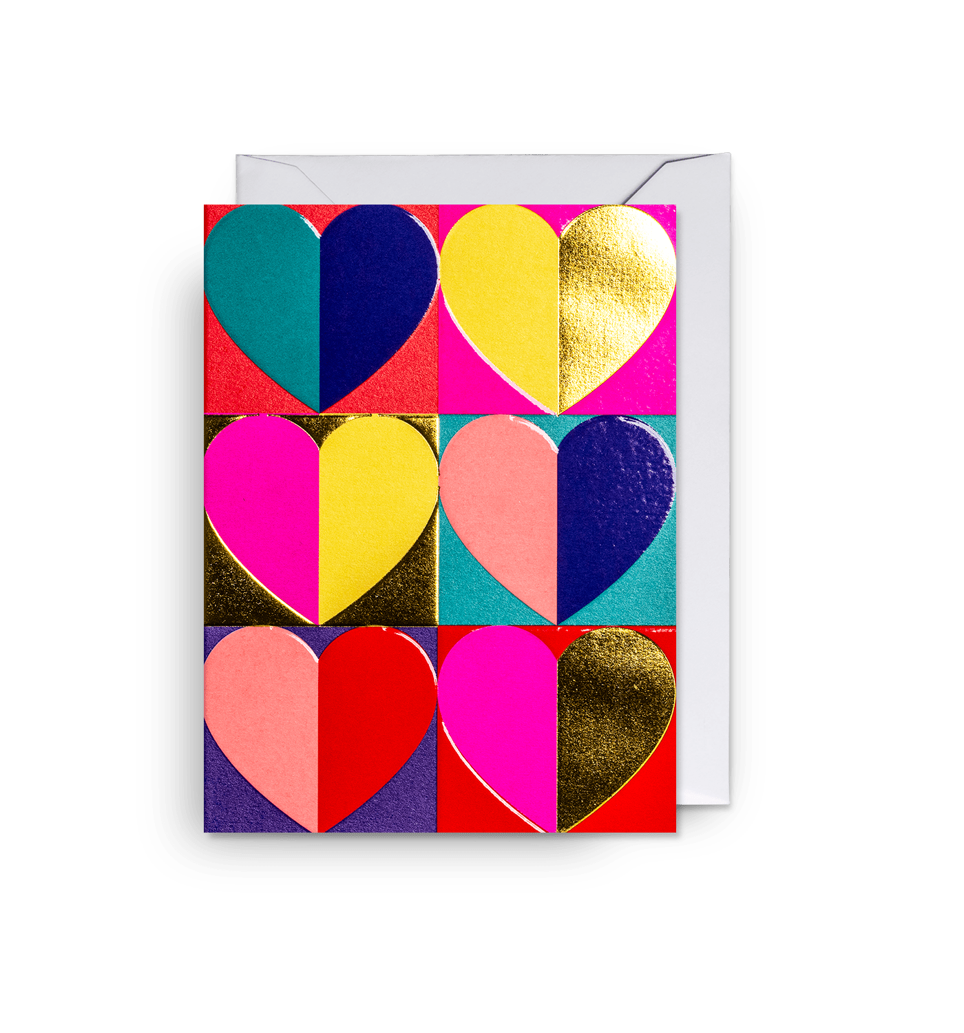 Cozy - Love Hearts - Mini Cards - UniqueEntity Art