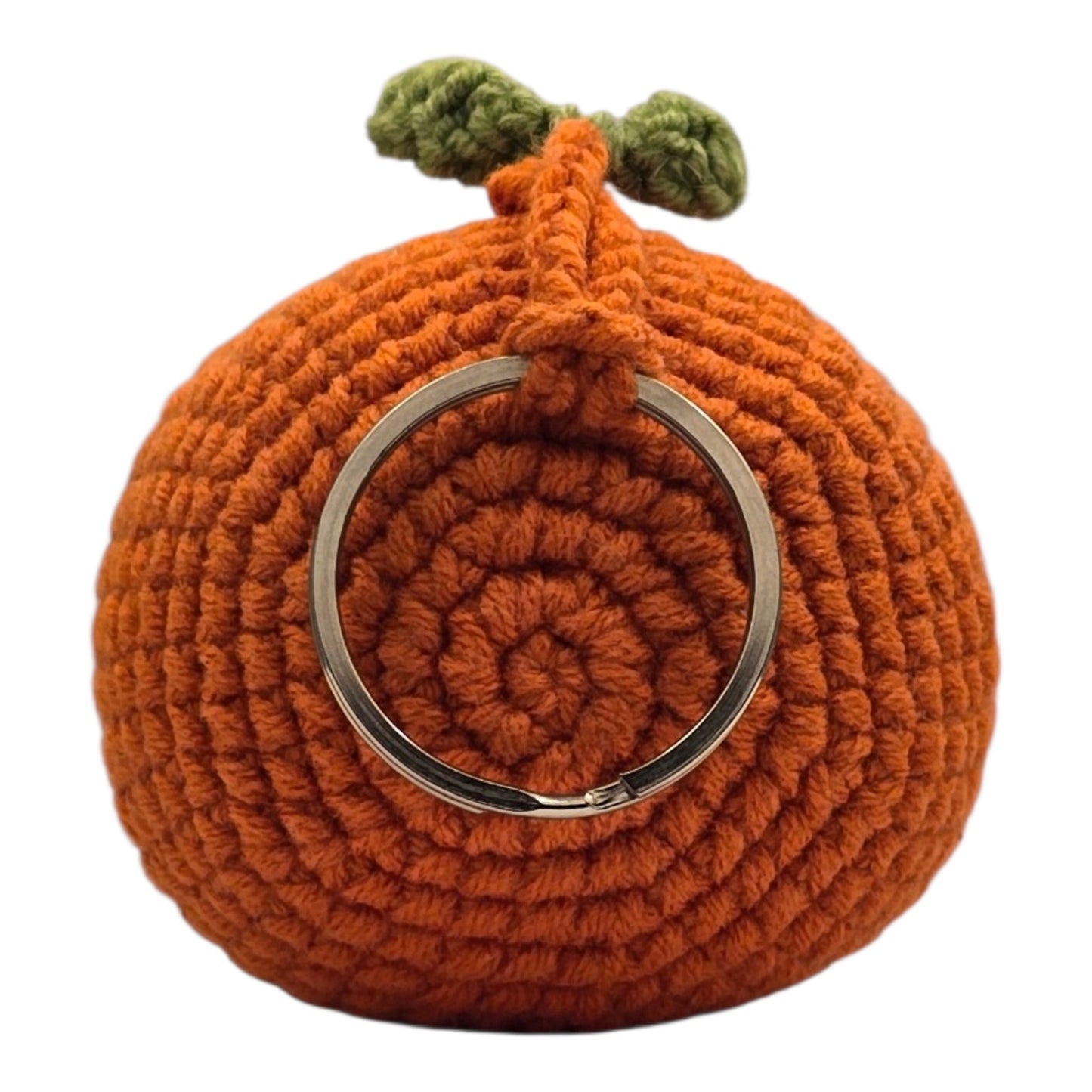 Cream Orange Slice Keychain - UniqueEntity Art