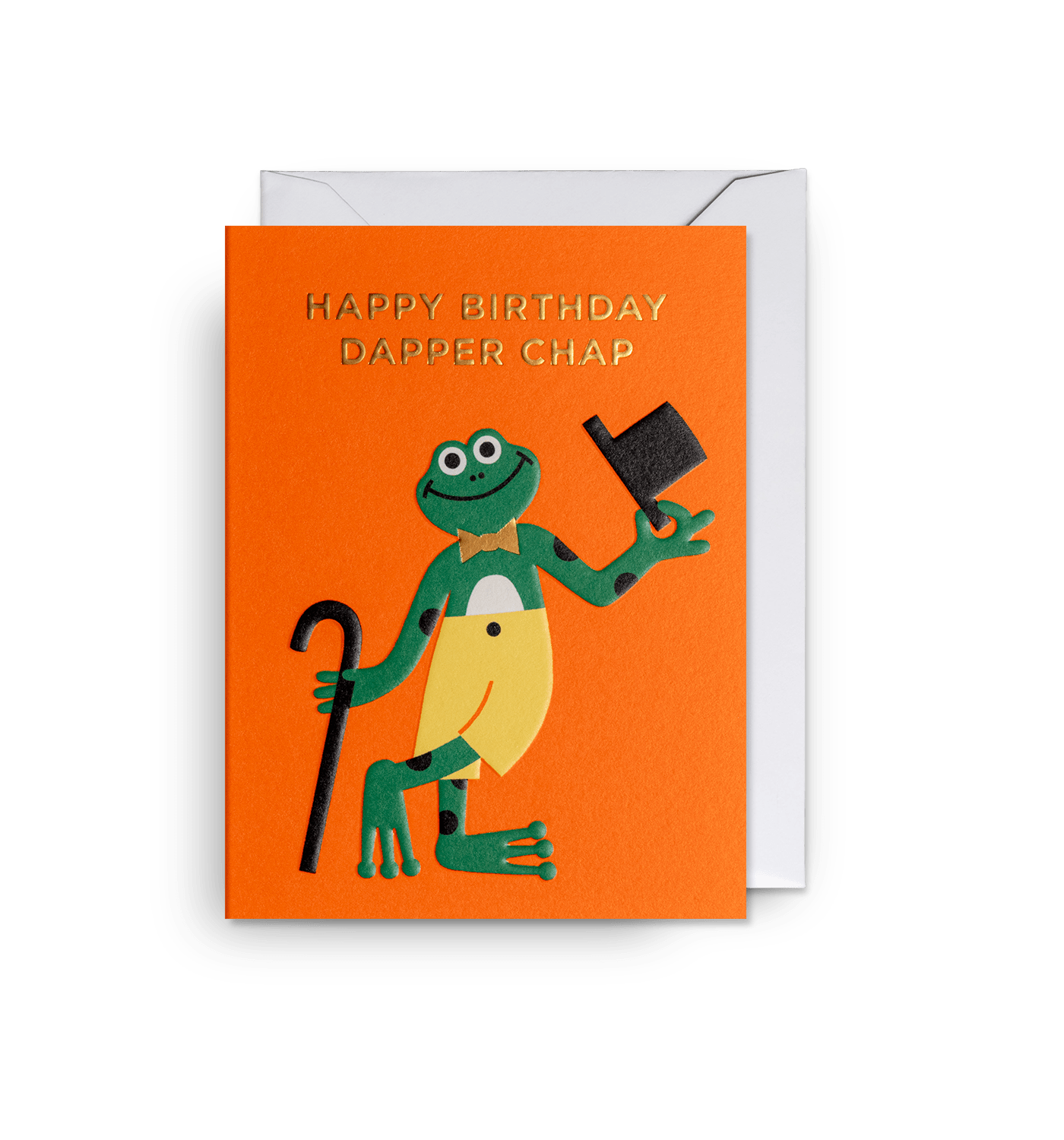 Dapper Chap Mini Birthday Card - UniqueEntity Art