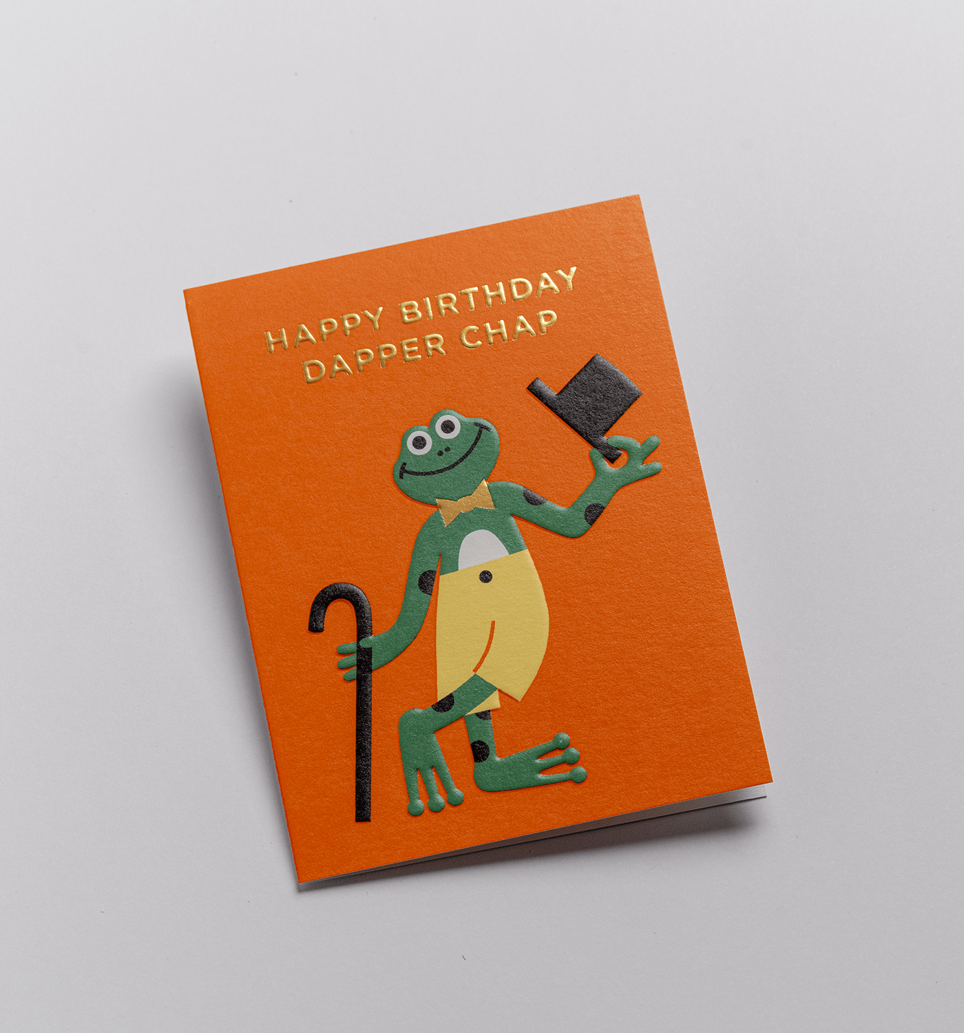 Dapper Chap Mini Birthday Card - UniqueEntity Art