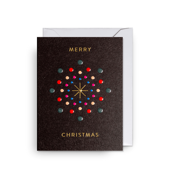 Decorative Snowflake Mini Christmas Card