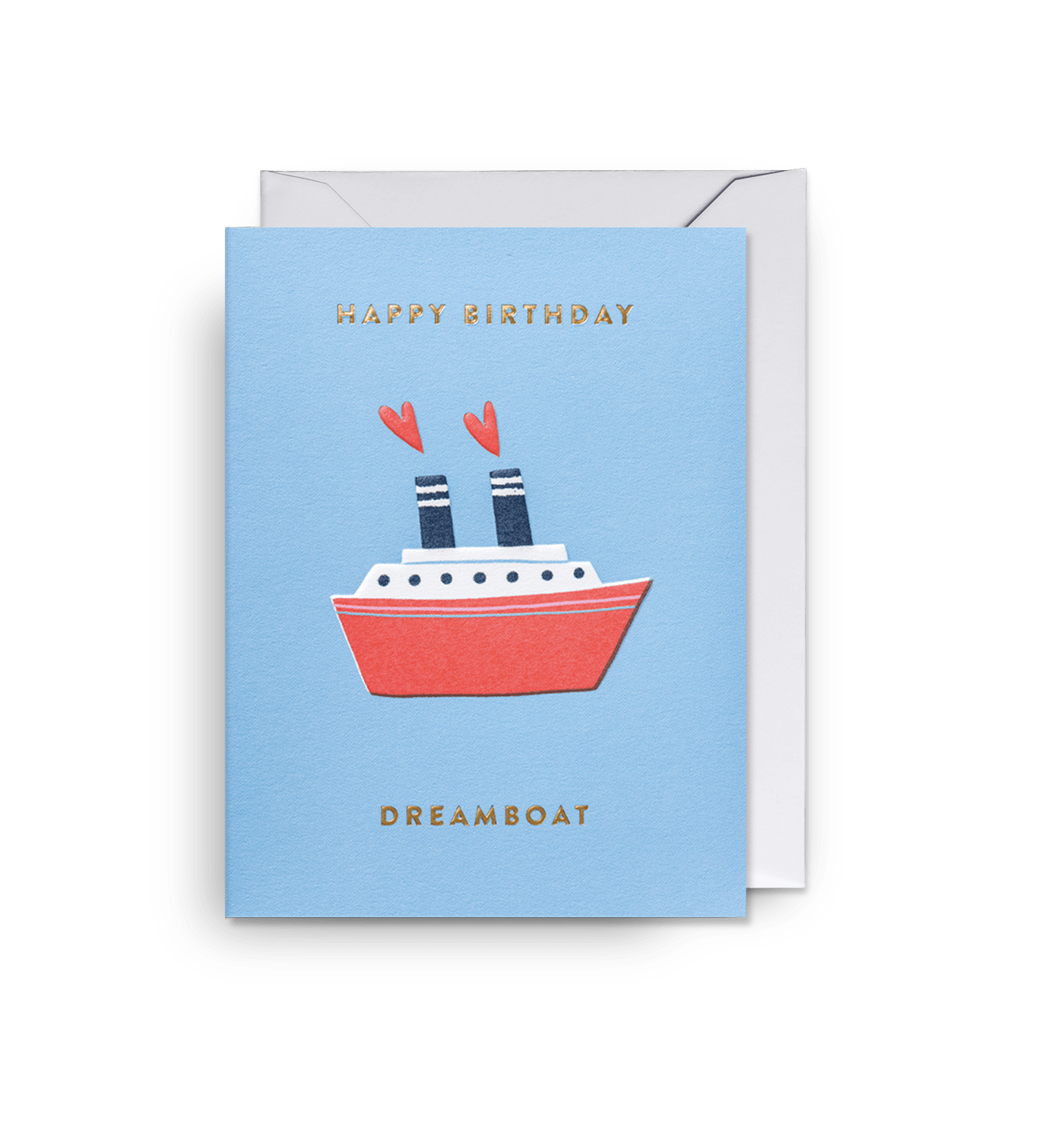 Dreamboat Love Mini Birthday Card - UniqueEntity Art