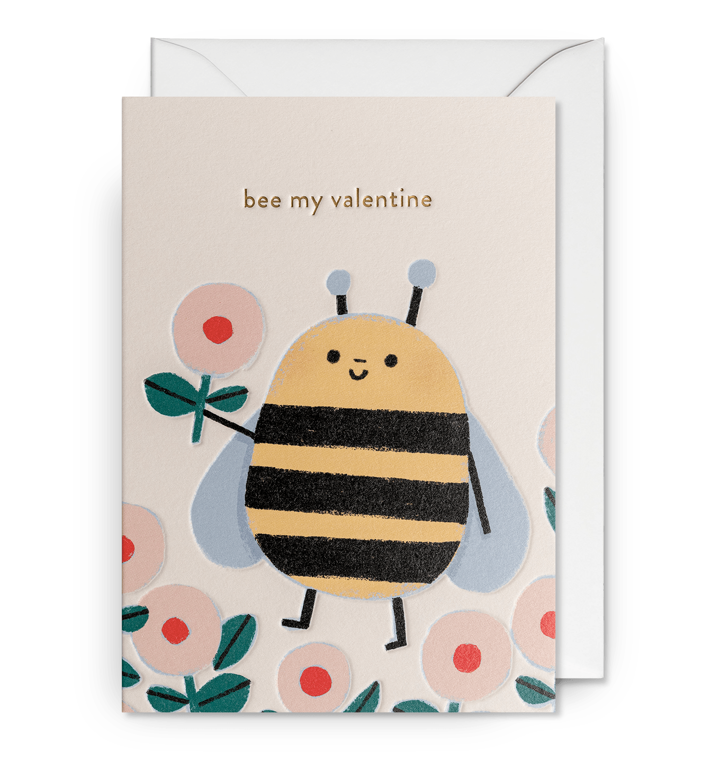 Elena Comte - Bee My Valentine - Everyday card - UniqueEntity Art