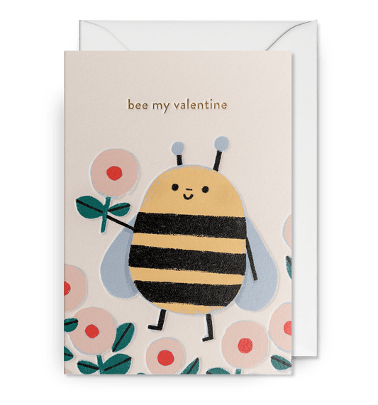 Elena Comte - Bee My Valentine - Everyday card - UniqueEntity Art