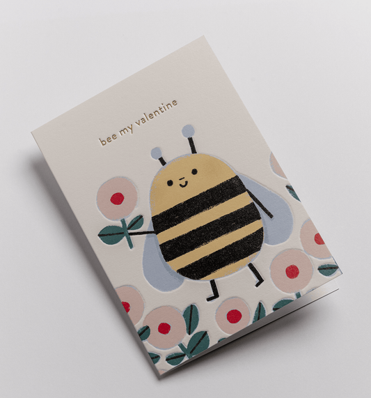Elena Comte - Bee My Valentine - Everyday card - UniqueEntity Art
