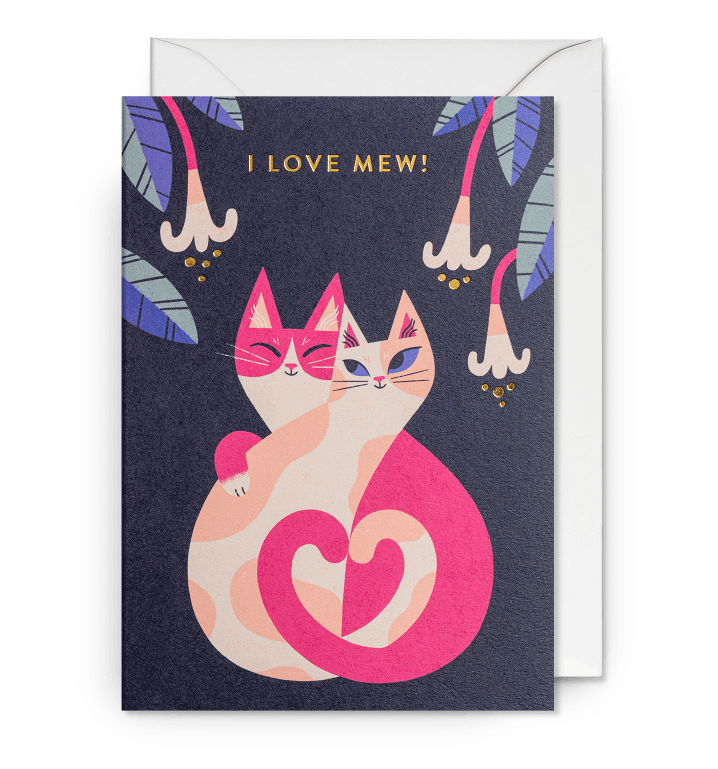 Essi Kimpimaki - I Love Mew - Greeting Card - UniqueEntity Art