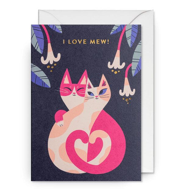 Essi Kimpimaki - I Love Mew - Greeting Card