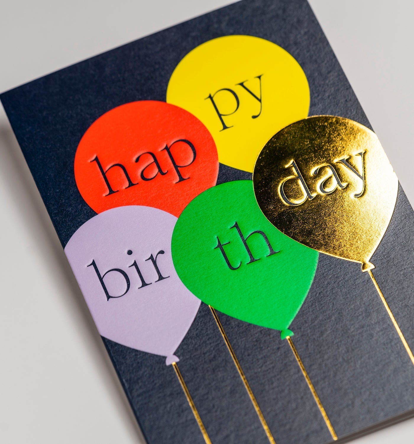 Floating Balloons Birthday Card - UniqueEntity Art