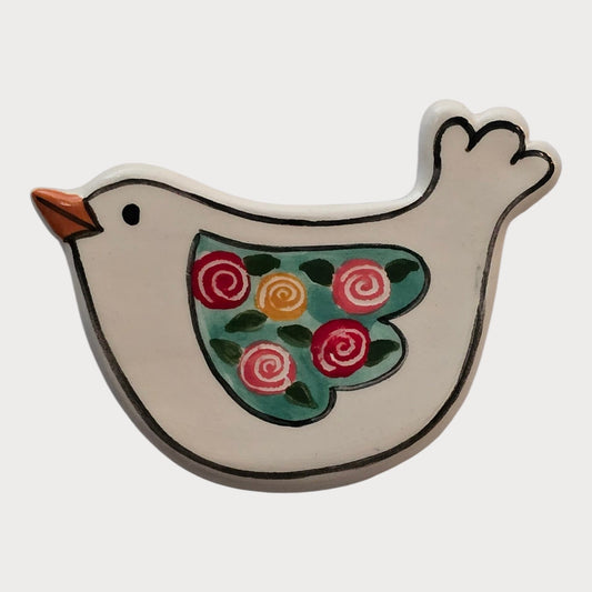 Floral Wing Bird Magnet - UniqueEntity Art