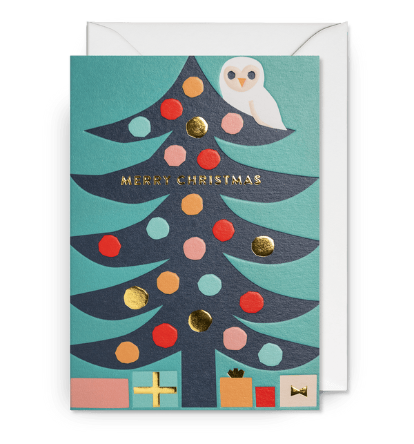Gifts Under The Tree Christmas Card