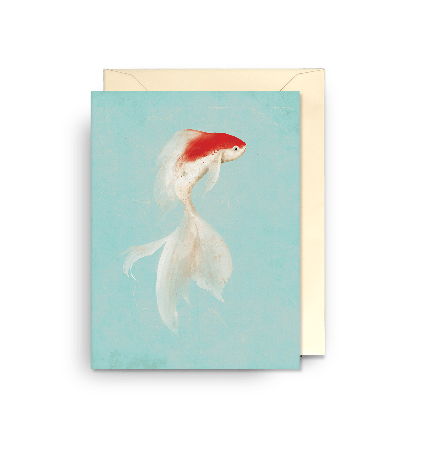 Gold Fish Mini Card - UniqueEntity Art