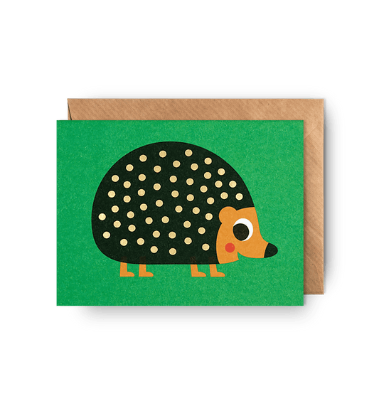 Green Hedgehog - UniqueEntity Art