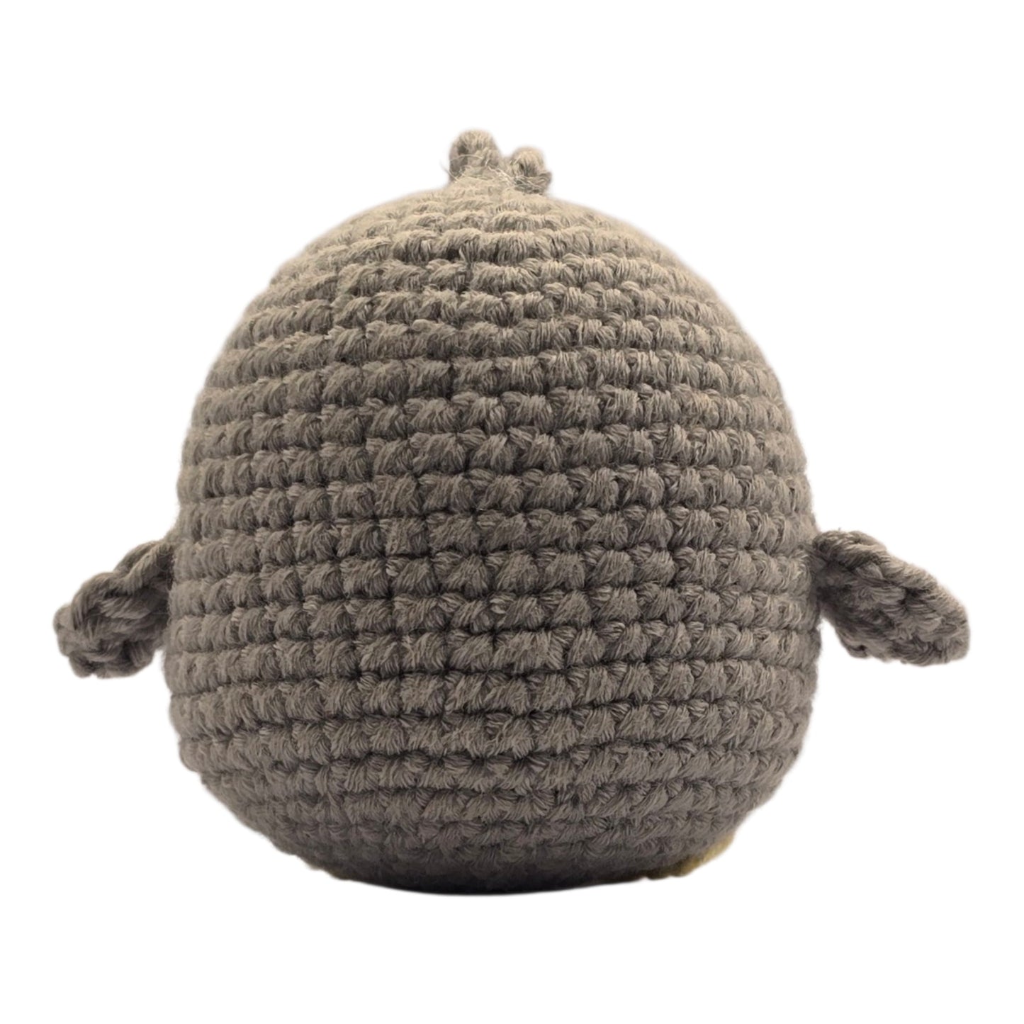 Grey Chubby Bird Keychain - UniqueEntity Art