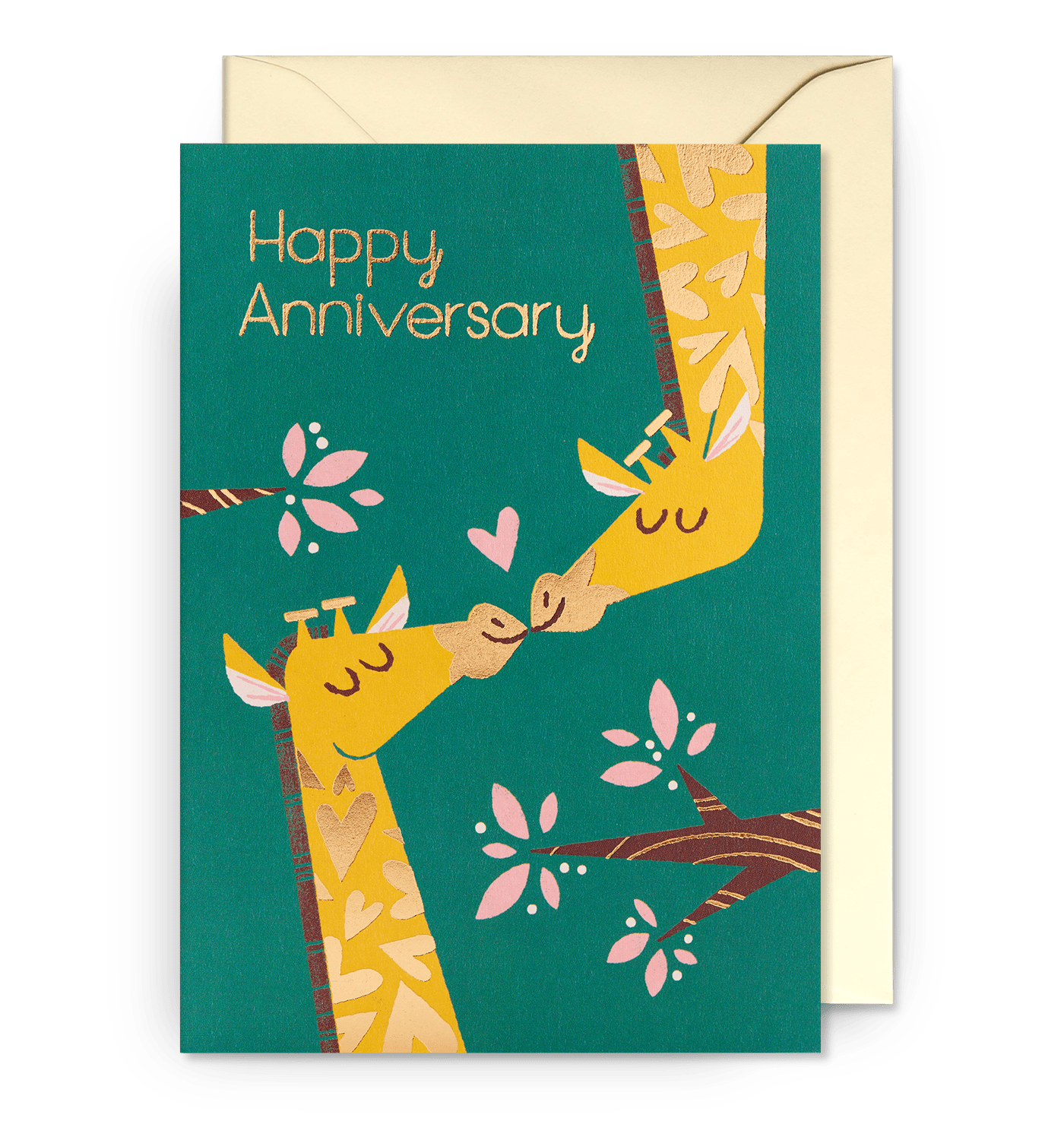 Happy Anniversary Giraffes - UniqueEntity Art