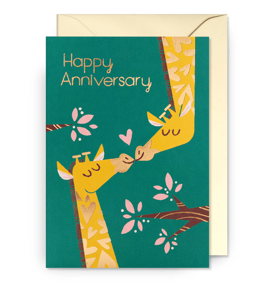 Happy Anniversary Giraffes - UniqueEntity Art